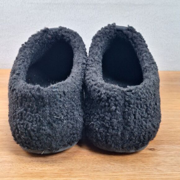 Bombas Sunday Slipper Men\'s 12 Black Sherpa Lined Memory Foam Slip-On Cozy main image 7